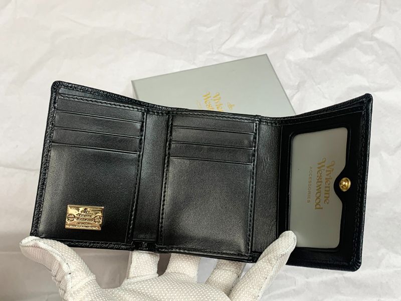 Vivienne Westwood ヴィヴィアン ショートウォレット牛革財布 美品 未使用 Vivienne Westwood ヴィヴィアンウエストウッド