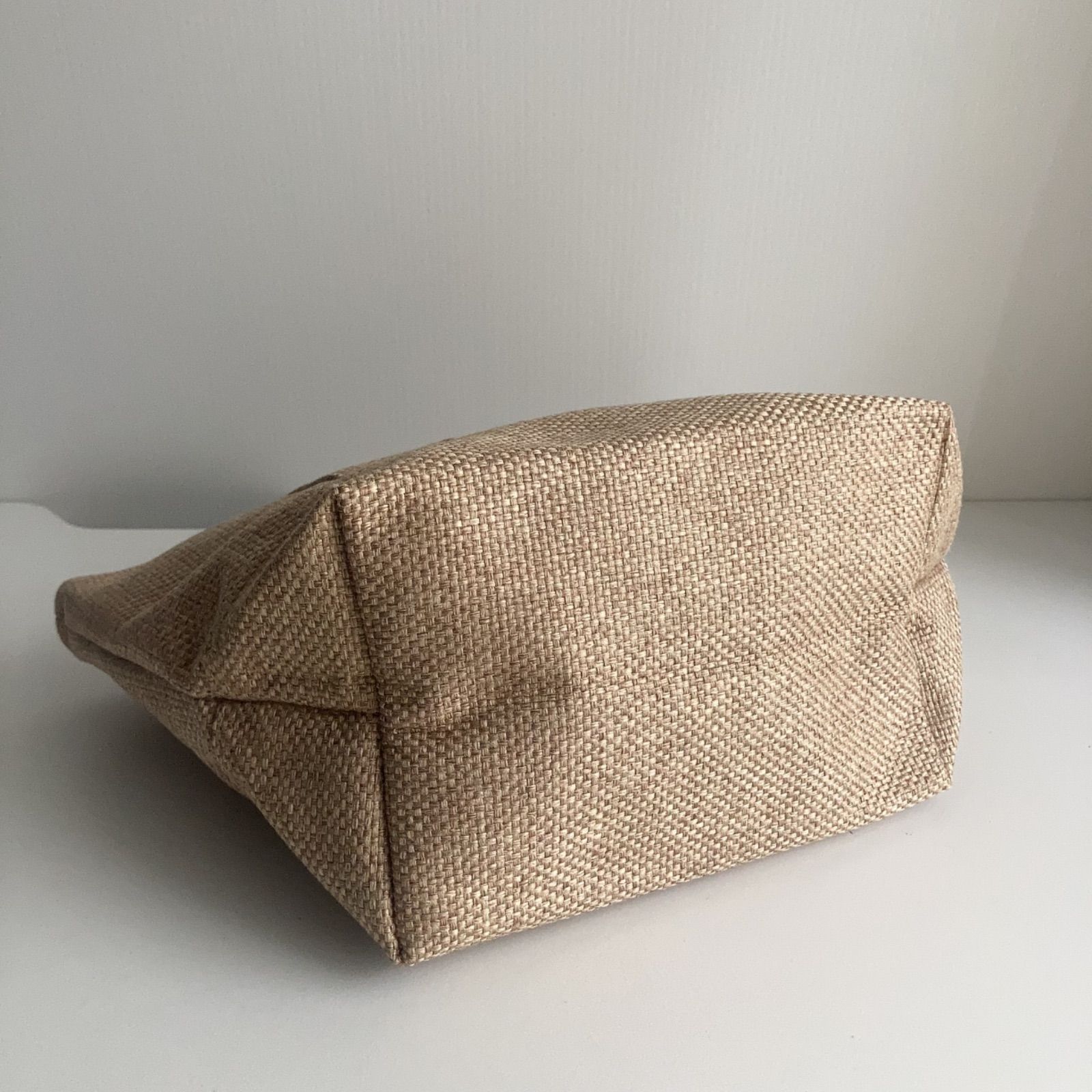 美品★Ron Herman★ロンハーマン★カゴバッグ★トートバッグ★刺繍 Ron Herman ロンハーマン トートバッグ エコバッグ 刺繍ロゴ