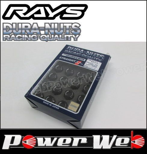 RAYS ジュラルミンロック-ナットセット L32 5H用 M12×1.5 ブラックアルマイト 74020001101BK