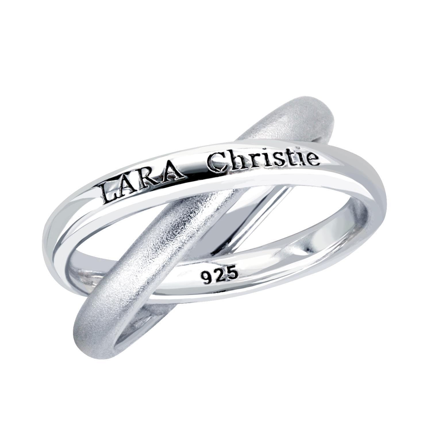 RingSize 13 ララクリスティー リング 指輪 レディース シルバー ロンド WHITE Label 13号 cr3871-w-13