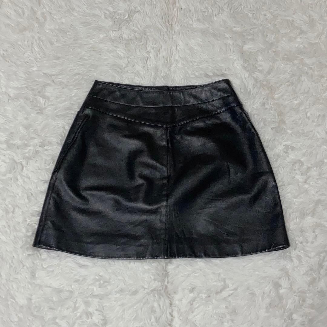 【極美品】DIOR ディオール レザースカート CDボタン 黒 36 極美品】DIOR ディオール レザースカート CDボタン 黒 36 - メルカリ