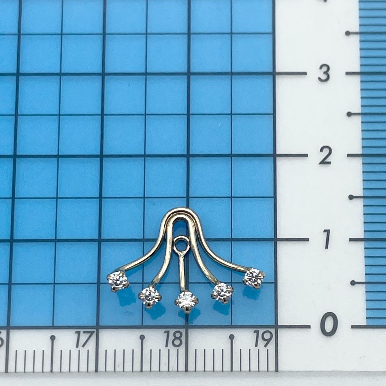 アガット 片耳用 ジルコニア K10 ピアスチャーム/24-895S - メルカリ