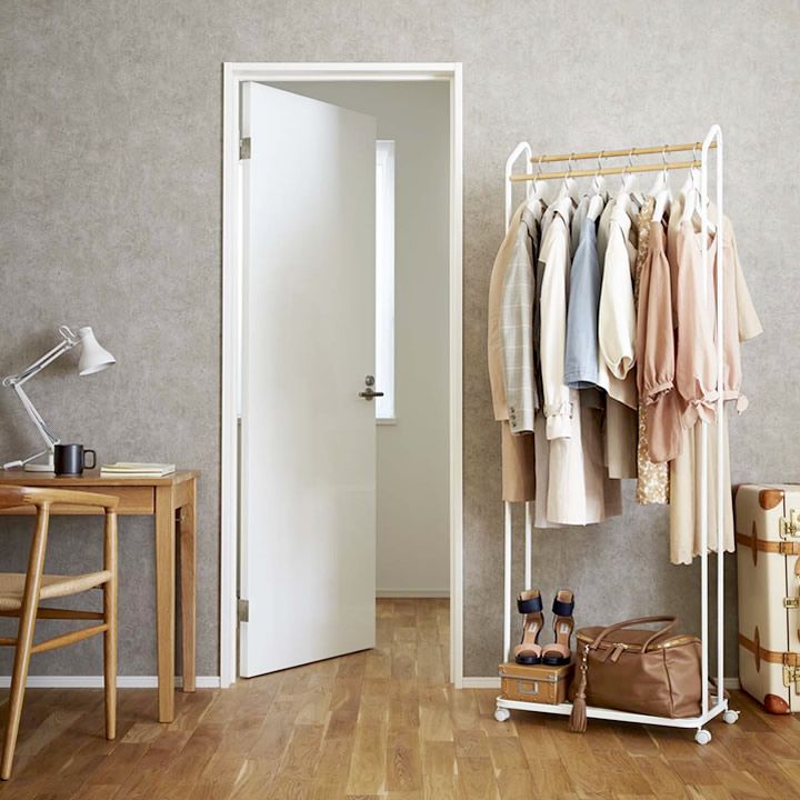 コートハンガー 玄関 おしゃれ ハンガーラック タワー キャスター付き 351 山崎実業 タワー tower クッチーナ コートハンガー オフィス パイプハンガー おしゃれ コートラック ハンガーラック スリム キャスター