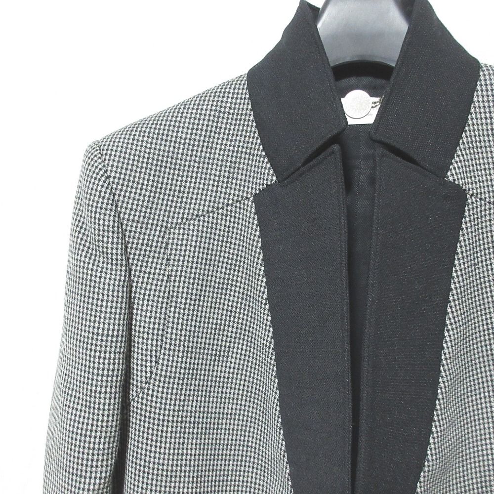 新品) STELLA McCARTNEY ランウェイ着用 パネル千鳥格子 38
