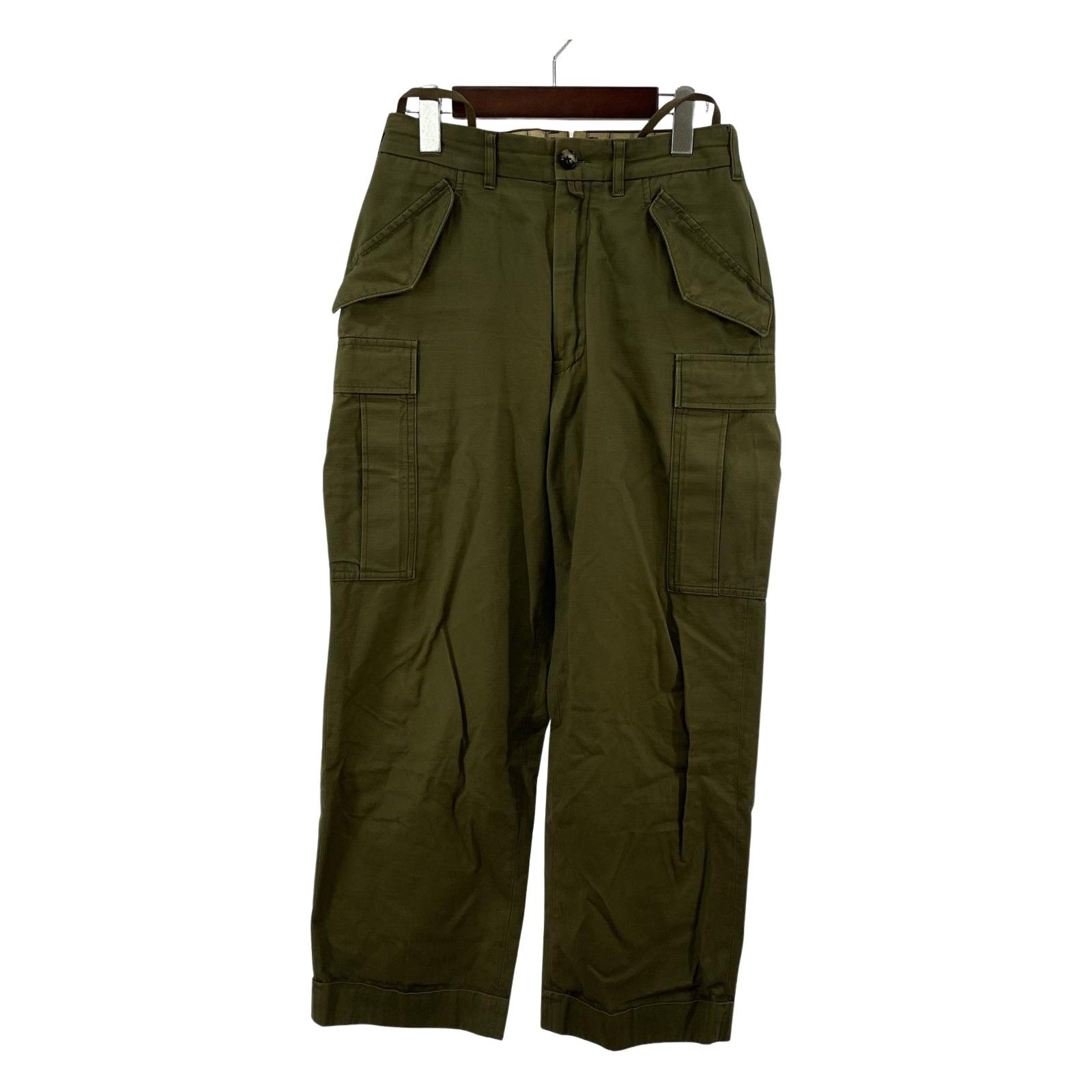 BARNSTORMER ドレスファティーグ オリーブHERRINGBONE『M』 BARNSTORMER ドレスファティーグ オリーブHERRINGBONE『M』 パンツ