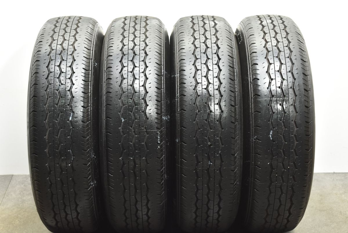 新車外し 超バリ溝】トヨタ 200 ハイエース 純正 15in 6J +35