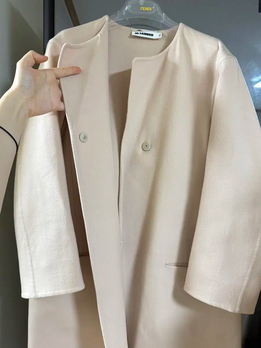 JIL SANDER ジルサンダー カシミヤ100%ジャケット イタチ