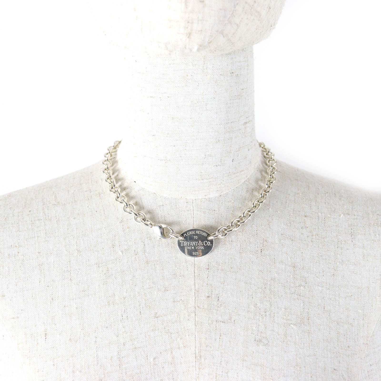 美品△TIFFANY&Co. ティファニー リターントゥティファニー オーバル  