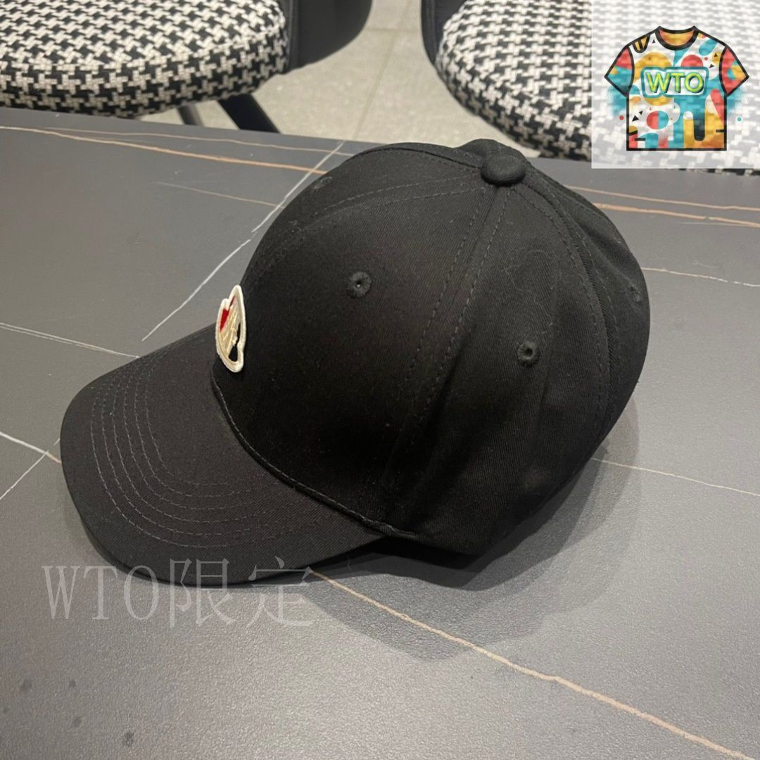 モンクレール♡キャップ　タイムセール❣️ 今日特価】Moncler ロゴ付き ベースボールキャップ - メルカリ