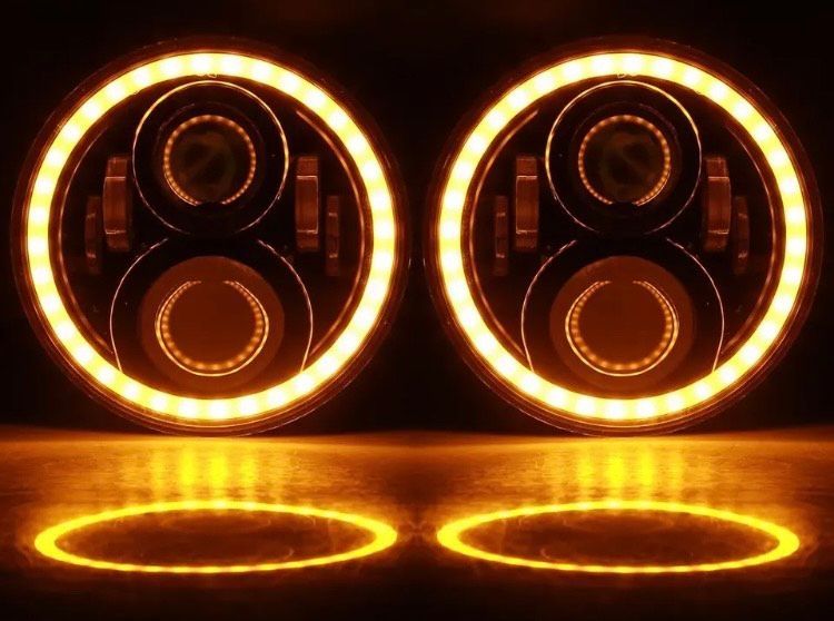 ジムニー用！デイライト付きLEDヘッドライト マイナスコントロール 
