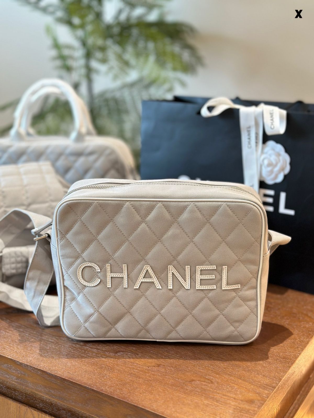 今日特価】Chanel Vintage Gym Bag シャネル ヴィンテージ ジム