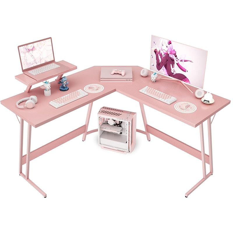 L字デスク PCデスク ゲーミングデスク Amazon | CubiCubi l字デスク パソコンデスク ゲーミングデスク