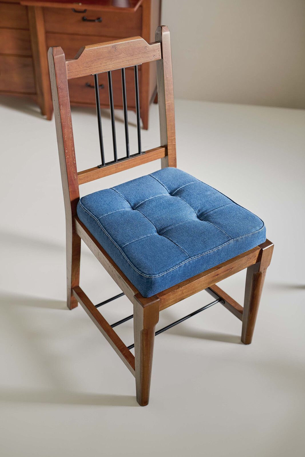 ［２脚セット］レトロ調  ティンバー ダイニングチェア　　　　ダイニング チェア アンティーク調