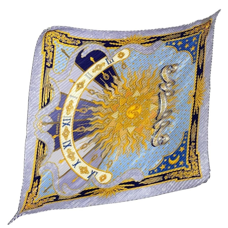 HERMES エルメス　スカーフ　プリーツ　カレ HERMES エルメス スカーフ/プリーツカレ 大判 ショール スカーフ