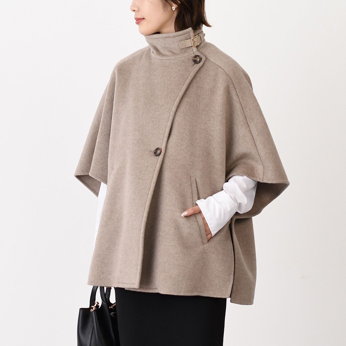 Max Mara マックスマーラ ポンチョ DERRIK カシミア ブロードクロス