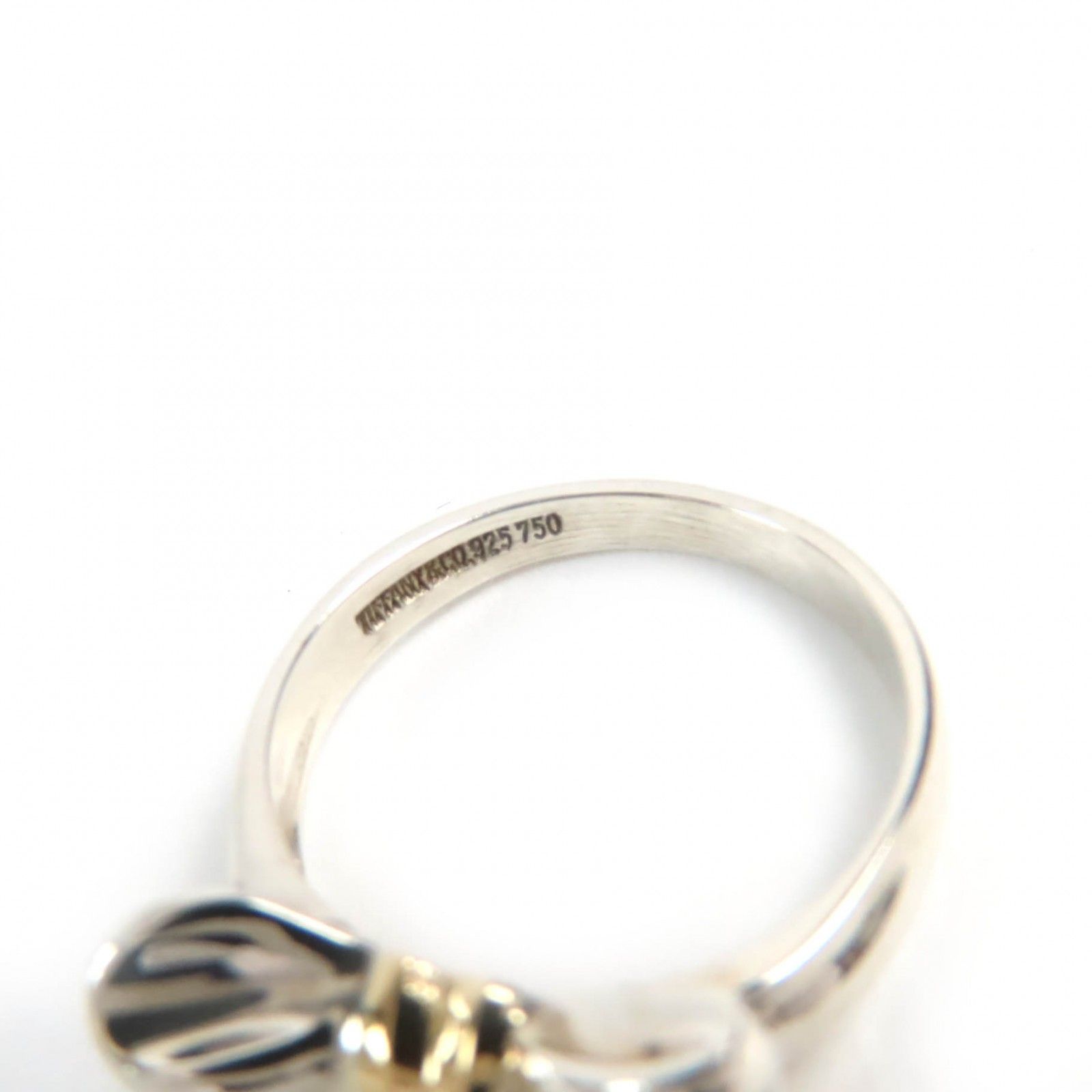 美品△TIFFANY&Co. ティファニー リボン リング・指輪 アクセサリー  