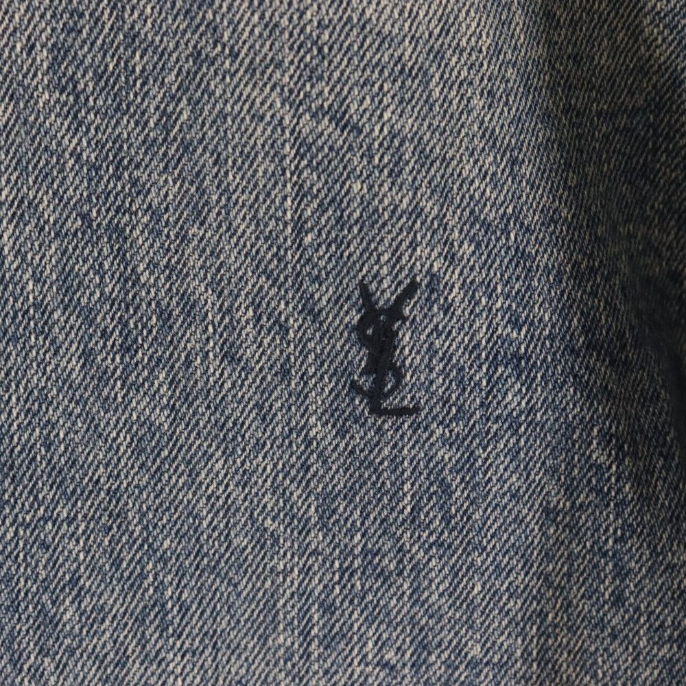 SAINT LAURENT PARIS (サンローランパリ) 23AW ロゴ刺繍 長袖 SAINT LAURENT PARIS (サンローランパリ) 23AW ロゴ刺繍 長袖