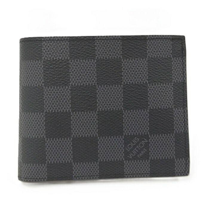 LOUIS VUITTON 二つ折り財布 ポルトフォイユマルコNM ダミエ グラフィット N63336