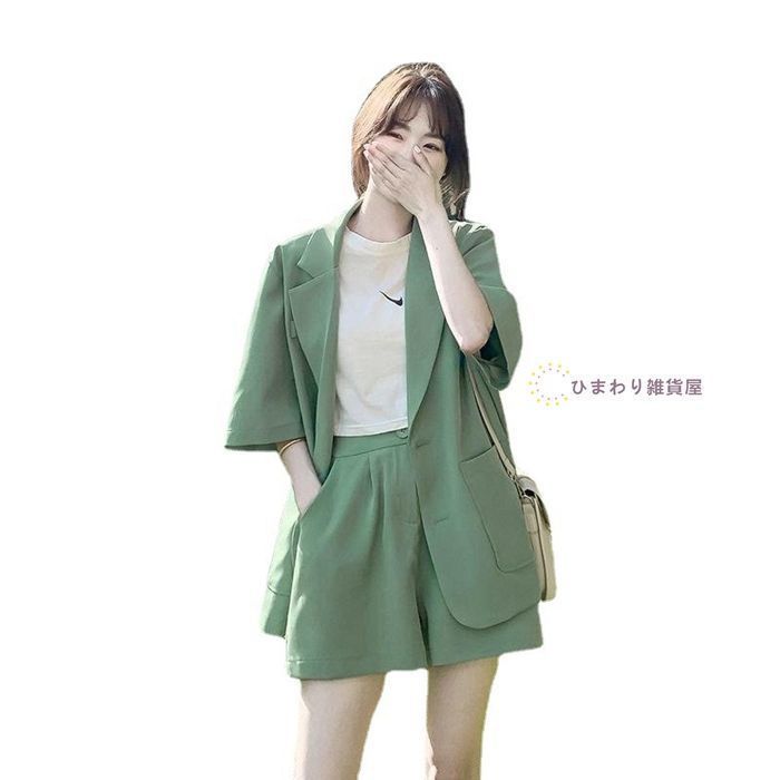 セットアップ パンツセット 新作 薄手 春 夏 ショート パンツ 5