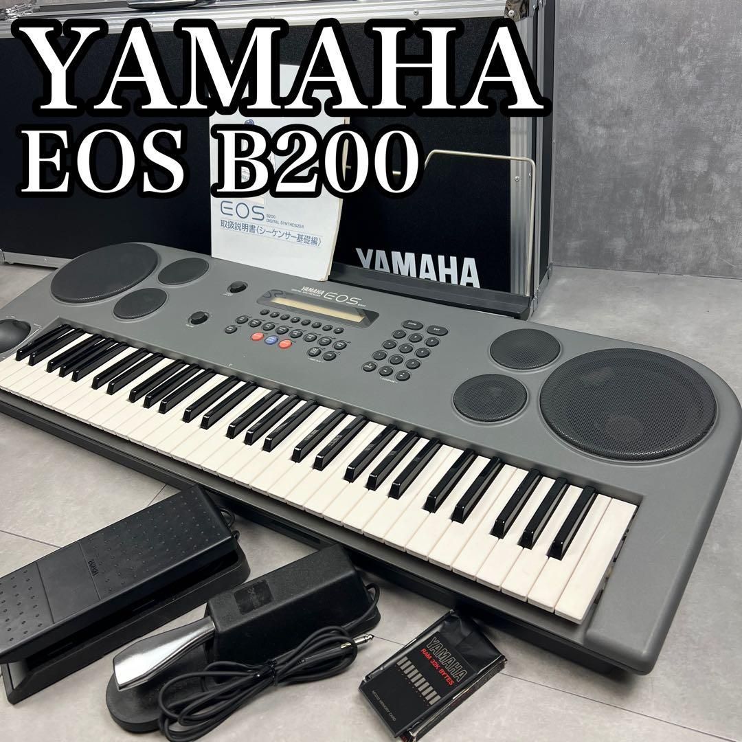 付属品多数 廃盤 ヤマハ シンセサイザー EOS B200 全61鍵盤音出 済 25M8260TR00051