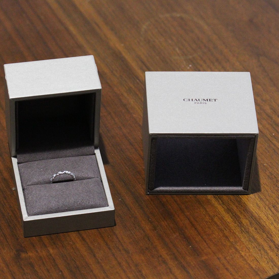 ショーメ トルサード ダイヤ8P リング 6号 PT950 箱 E1788 - メルカリ 