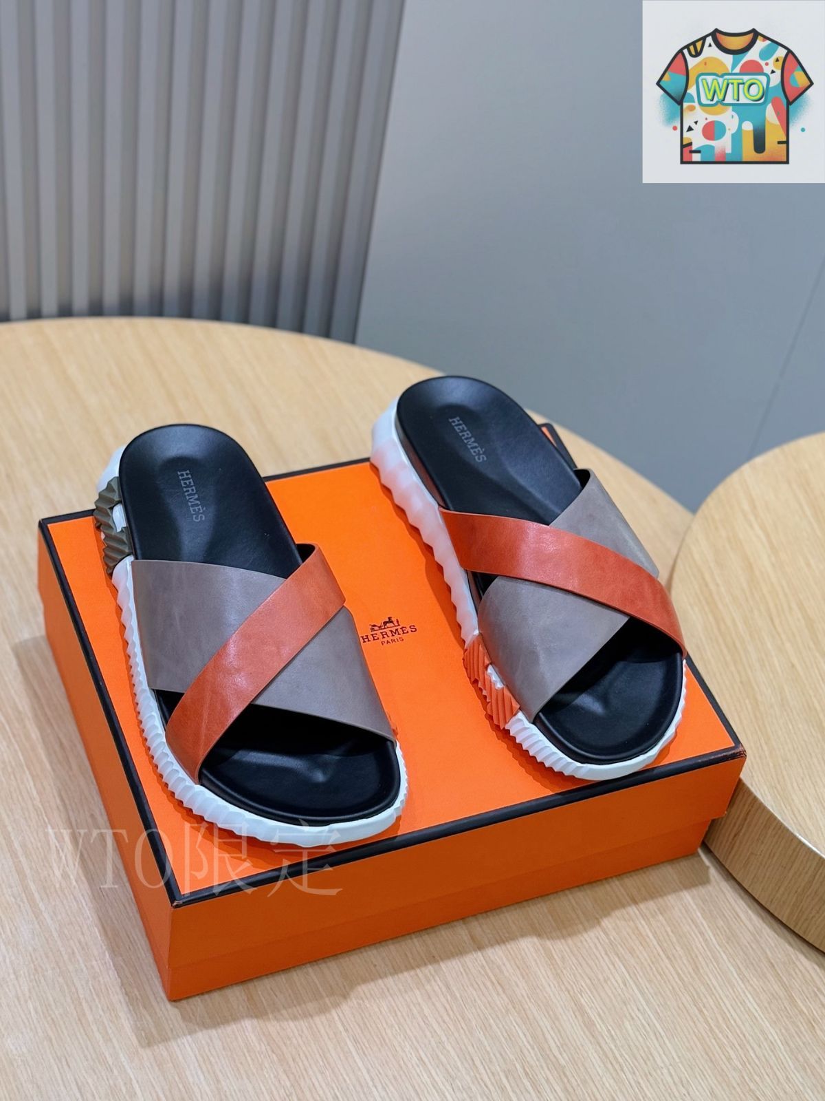 HERMES エルメス メンズ サンダル スリッパ05-3 - メルカリ
