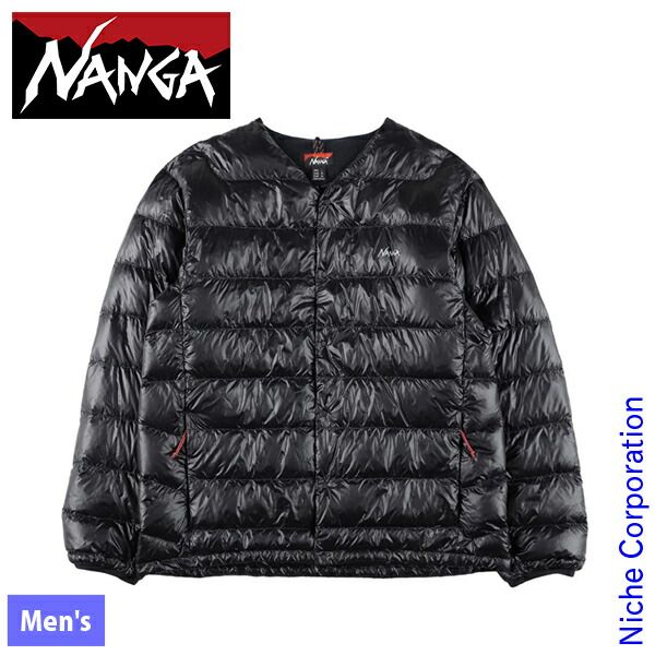 ナンガ 7デイズ インナーダウンカーディガン N 2530 0 I 061 A BK ブラック XL