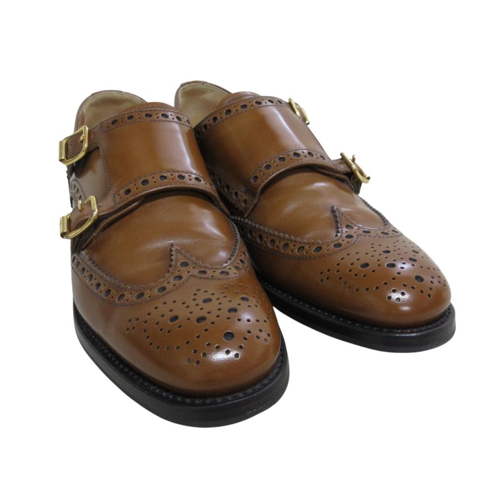 美品 Church's チャーチ LANA レザー ダブルモンク ウィング