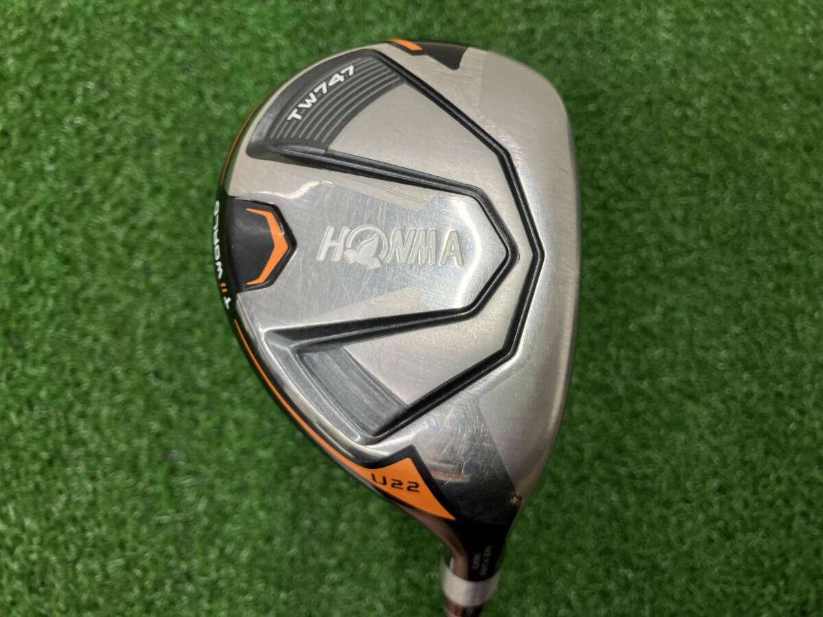 ユーティリティ HONMA GOLF TOUR WORLD TW747 U22 VIZARD フレックス不明 男性 右利き ゴルフ 本間ゴルフ ホンマ