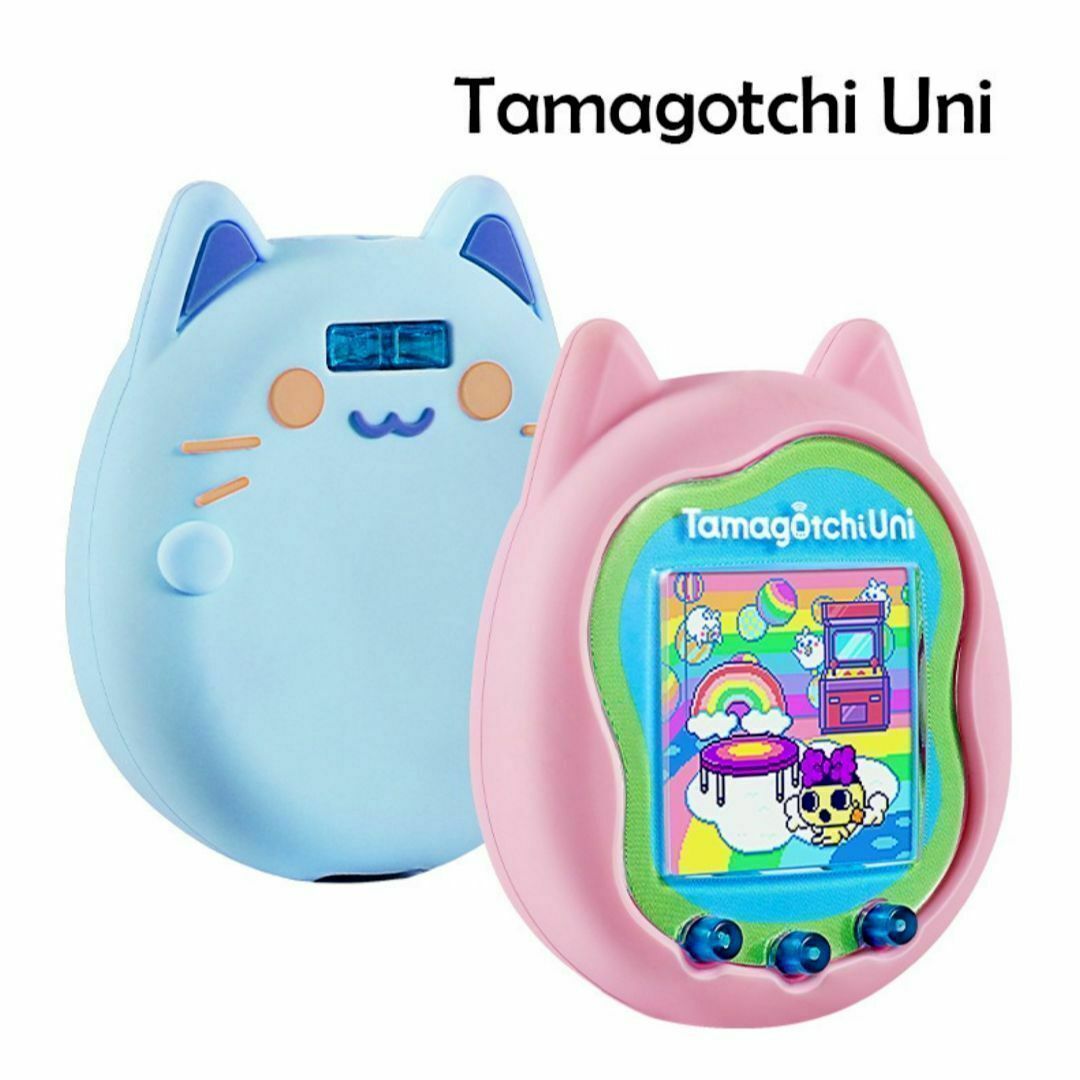 たまごっち ユニ Uni ケース カバー シリコンカバー ねこ ピンク