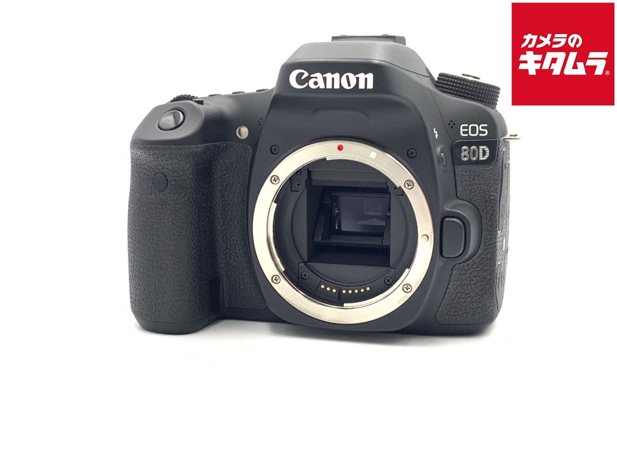 Canon - 美品 EOS 80D ボディ 中古：B(並品)】キヤノン EOS 80D ボディ | 2448590045328