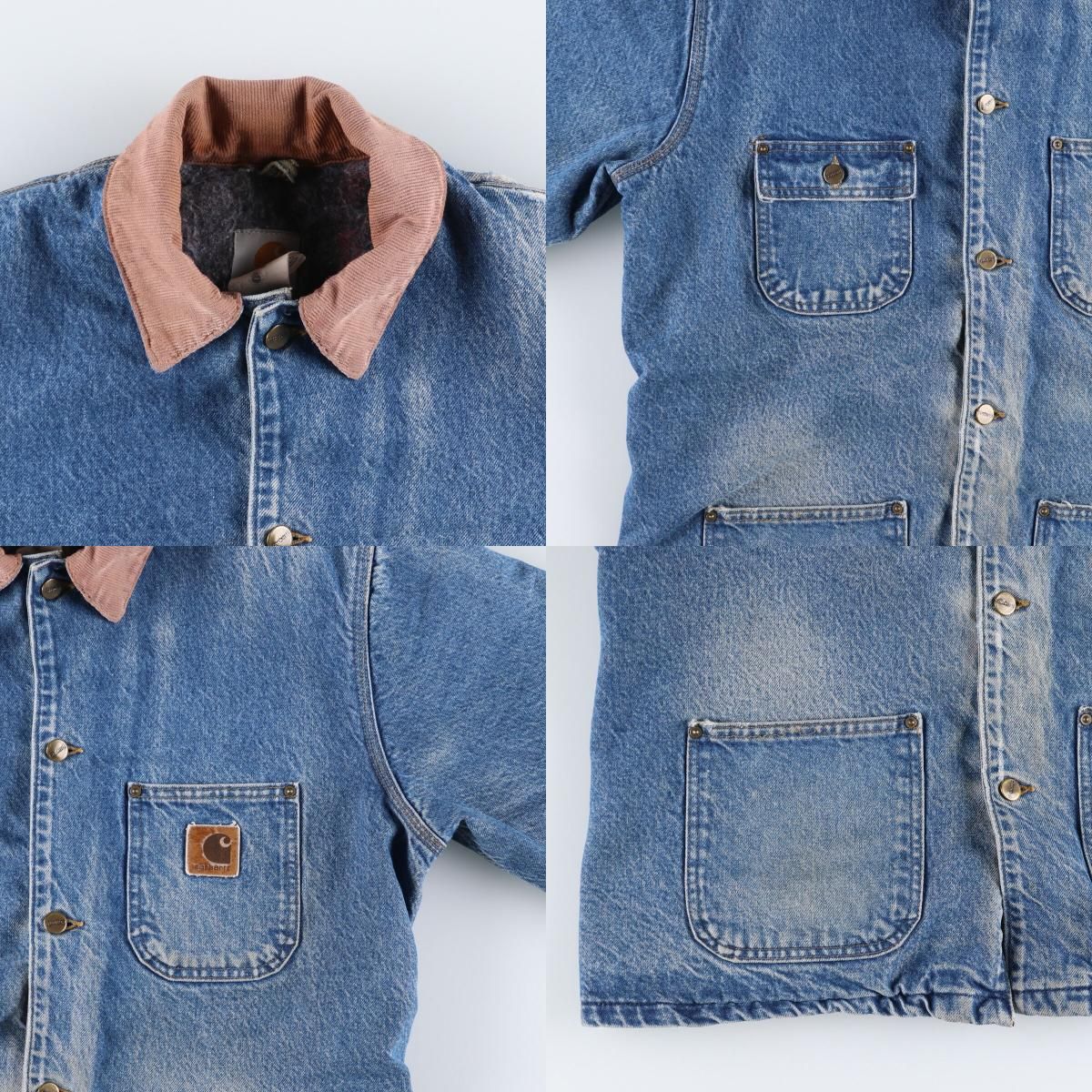 古着 カーハート Carhartt ミシガンチョアコート デニムカバーオール