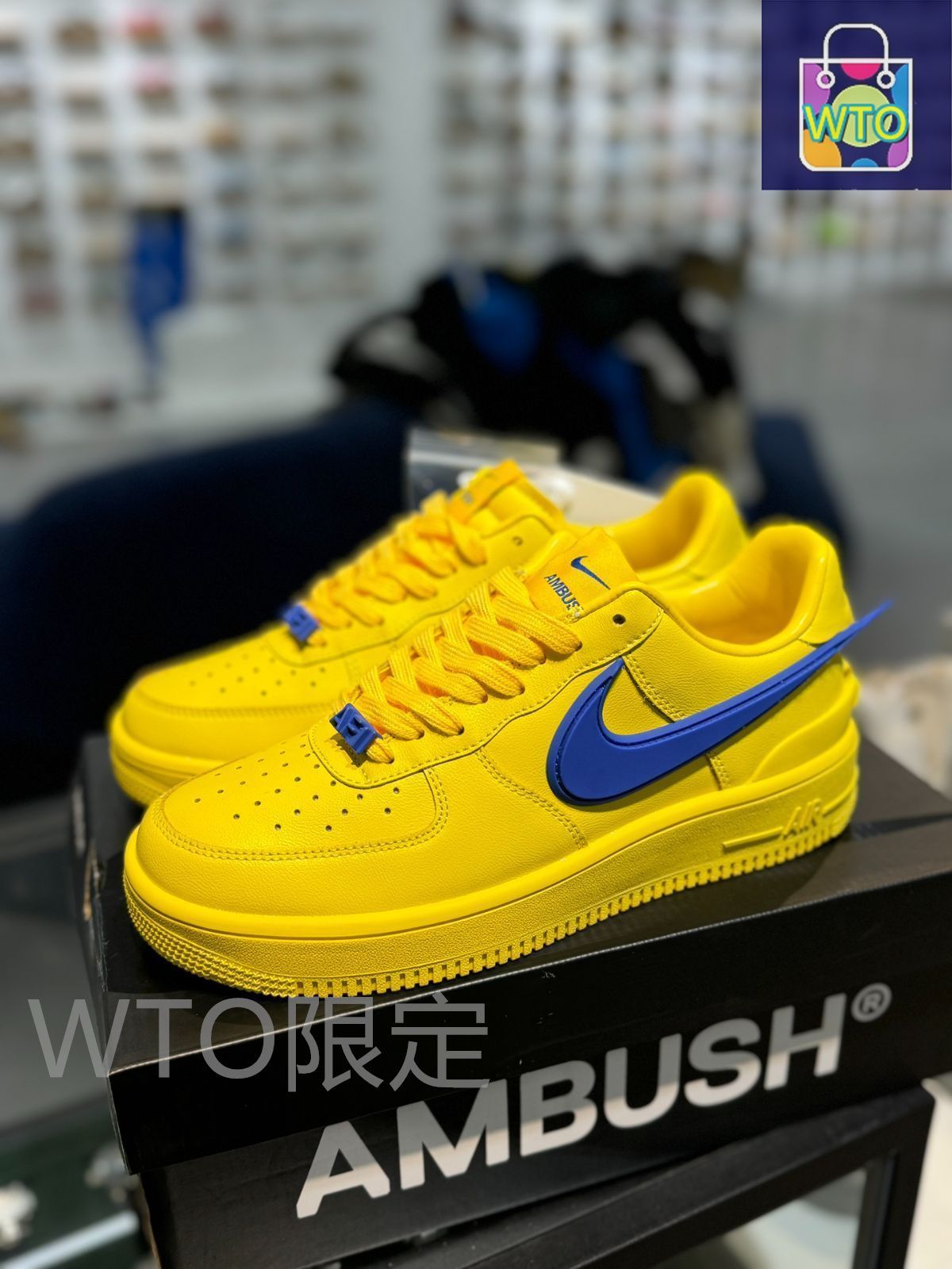 NIke Air Force 1 '07 Low AMBUSH 連名ビッグフック黄色｜本日
