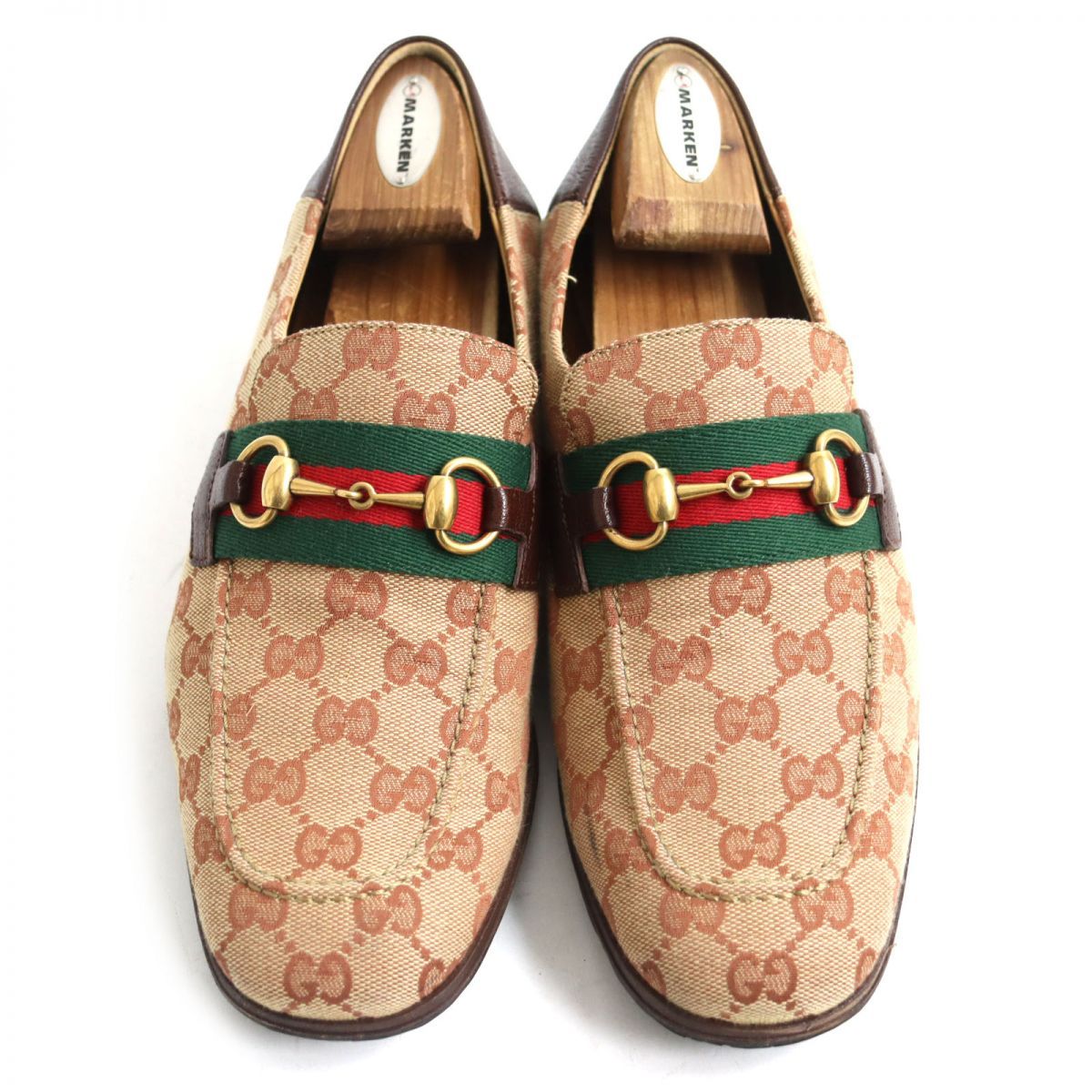 美品◇GUCCI グッチ 546223 2WAY GGキャンバス×レザー ホースビット