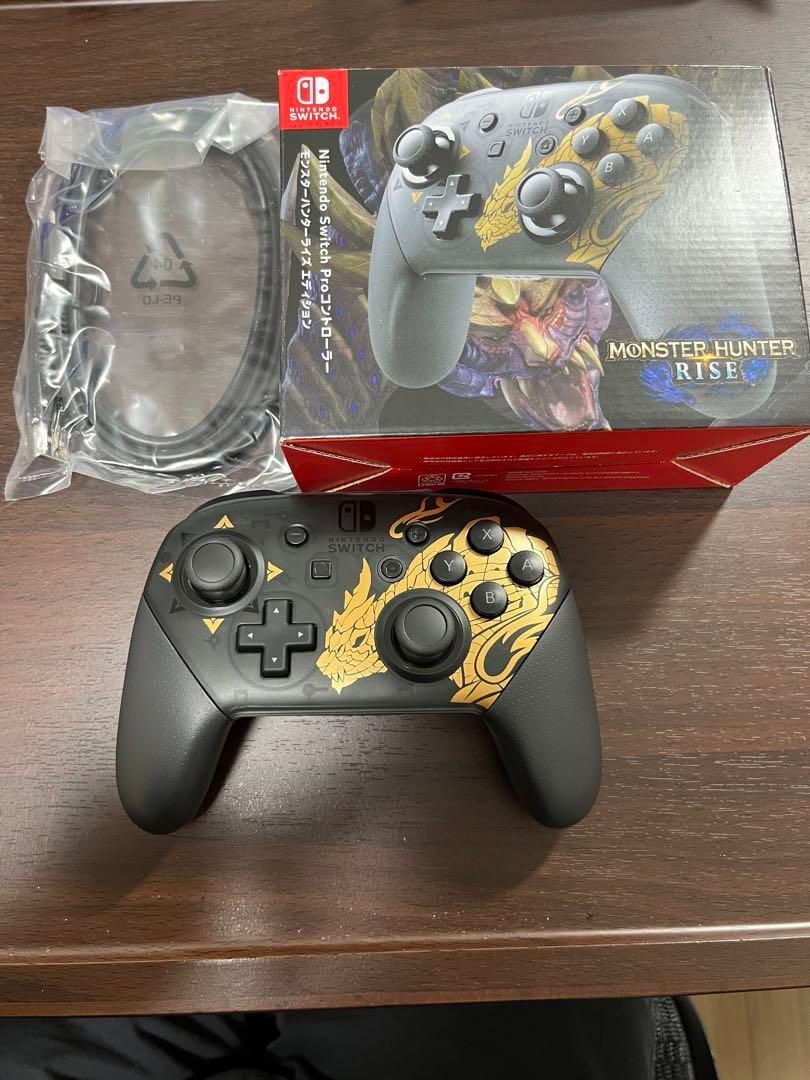 新品未開封】モンスターハンターライズ プロコン 1個 ジャンク品 合計