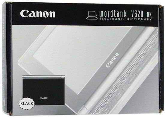 bn 8 Canon製 電子辞書 wordtank V320BK ブラック 電池なし