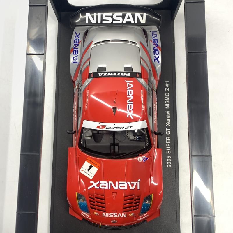 AUTOart - 【中古】AUTOart 1/18 NISSAN FAIRLADY Z SUPER GT 2005 Xanavi NISMO BRIDGESTONE ＃1(レッド×シルバー) ミニカー[10][240091359811] 中古】開封)1/18 NISSAN FAIRLADY Z SUPER GT 2005 Xanavi NISMO