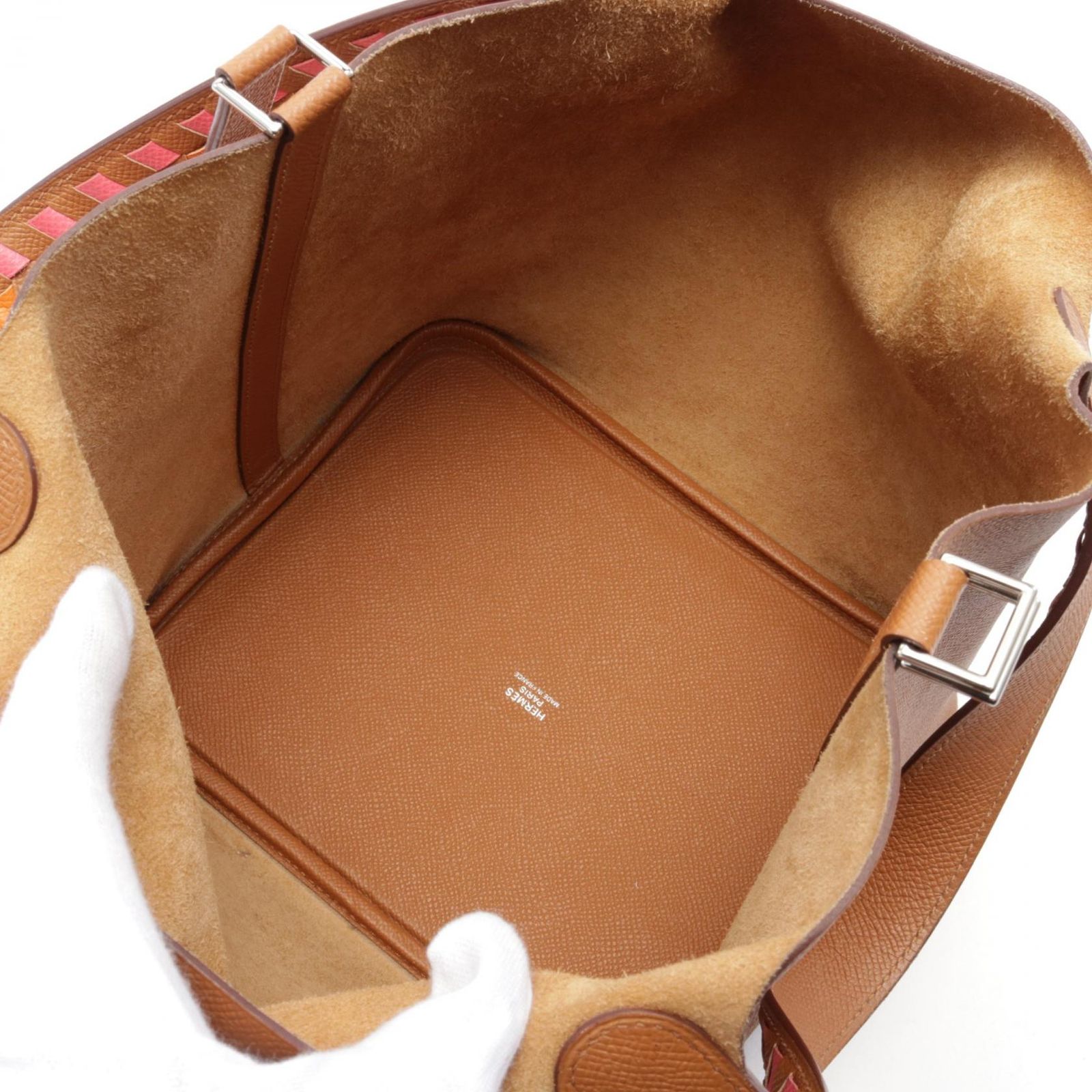 エルメス HERMES ハンドバッグ ピコタンロックMM トレサージュ 