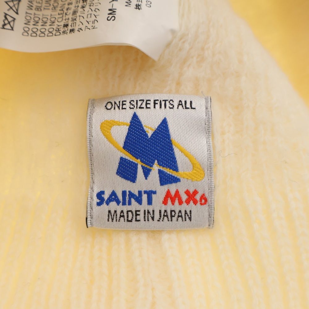 24aw SAINT MICHAEL セントマイケル ニットキャップ ホワイト 24aw SAINT MICHAEL セントマイケルニットキャップ ホワイト