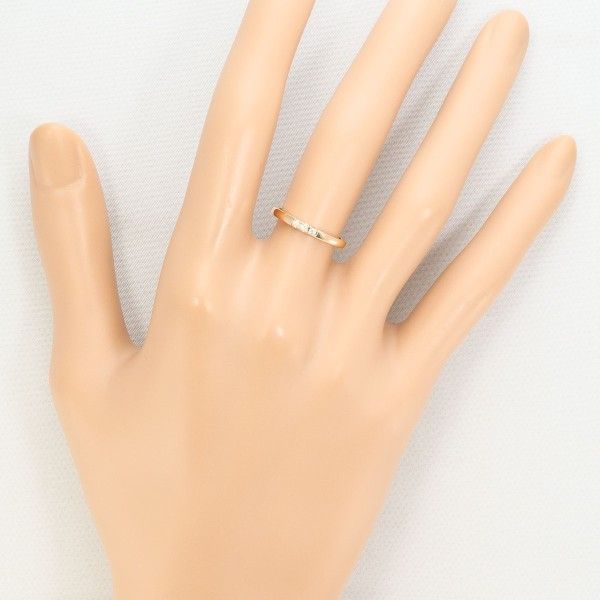 4℃ K10PG リング ring 指輪 8号 ダイヤ 総重量約1.5g - メルカリ