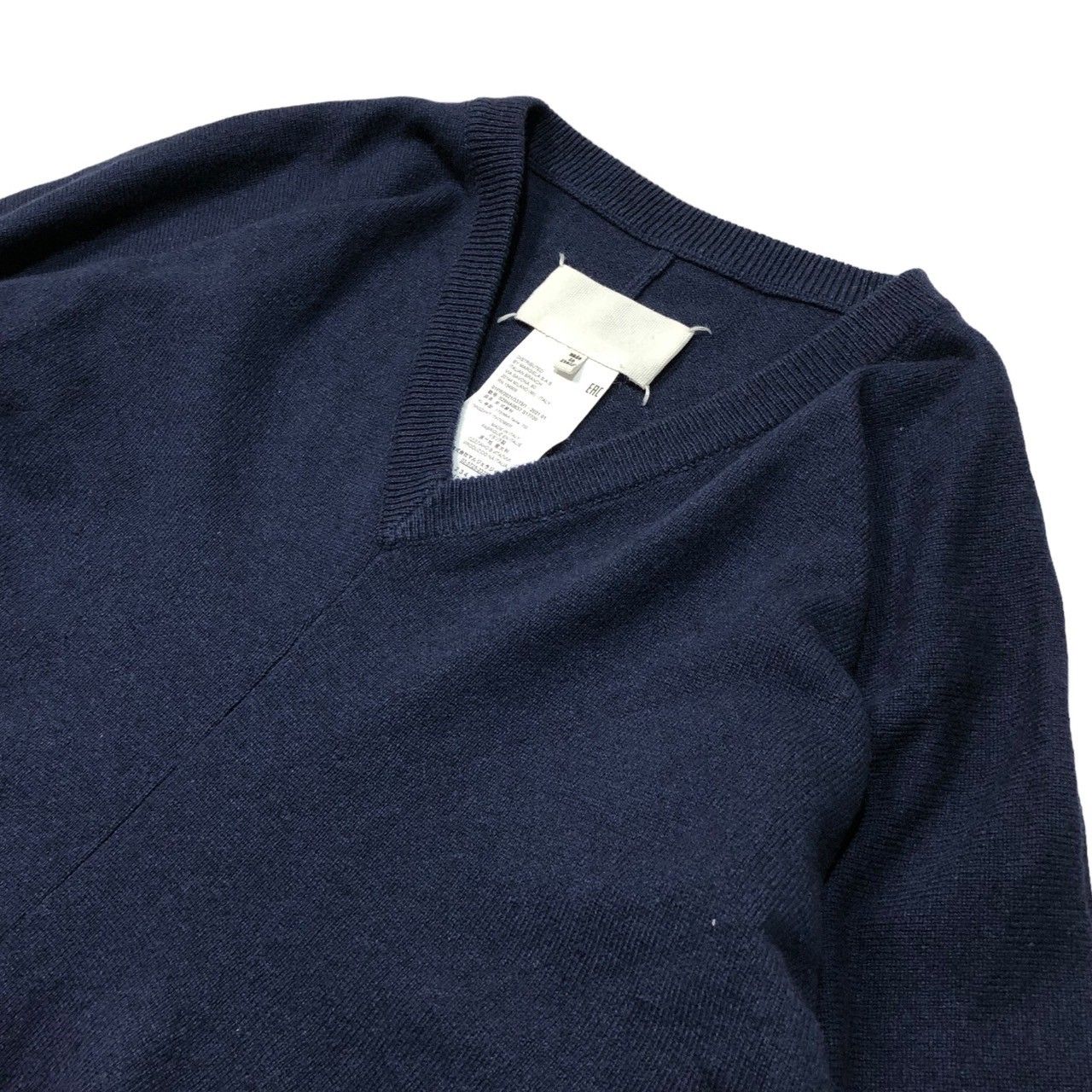 MAISON MARGIELA(メゾンマルジェラ) 21SS Cotton cashmere V-neck knit 