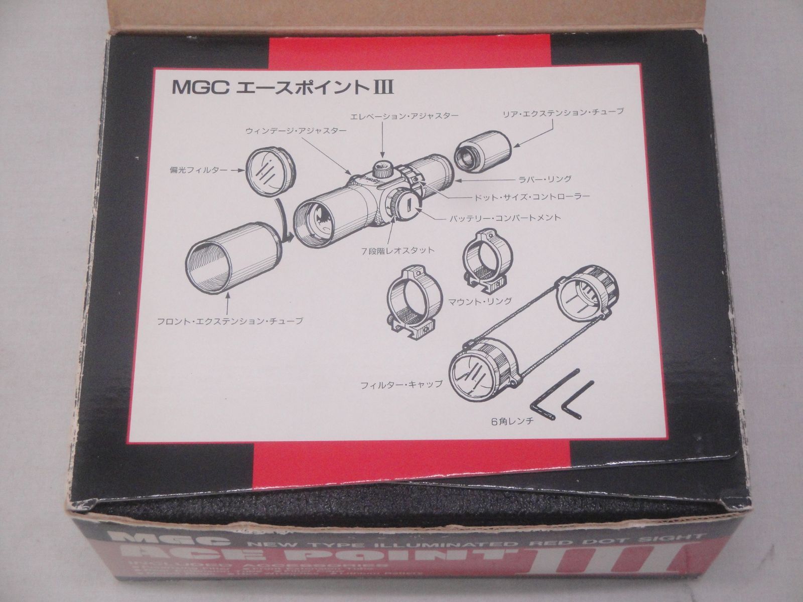 当時物・動作OK】MGC ドットサイト ACE POINT Ⅲ エースポイント 314