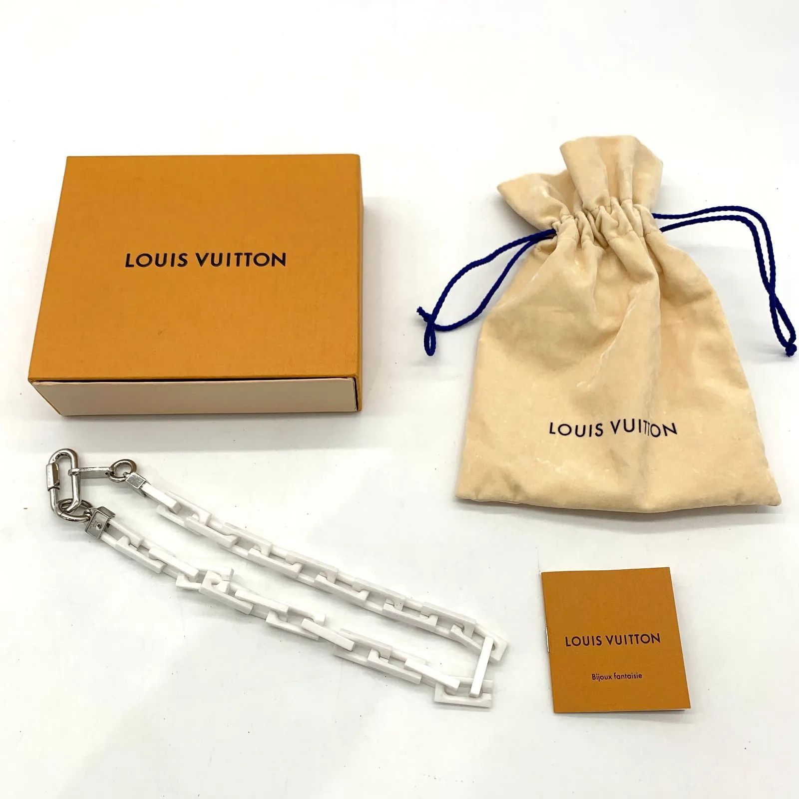 ▽Louis Vuitton ルイヴィトン コリエ スクエア チェーンネックレス