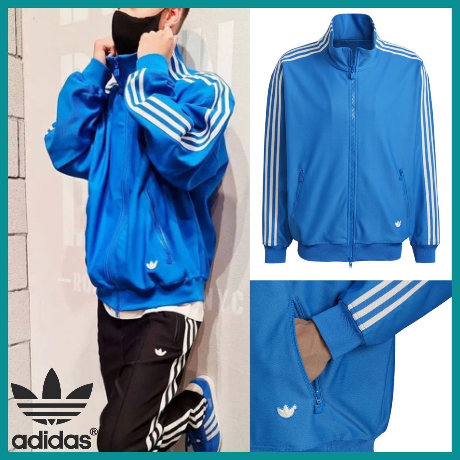 dir 京着　adidas Blue Version MADARANINGEN dir 京着adidas Blue Version MADARANINGEN