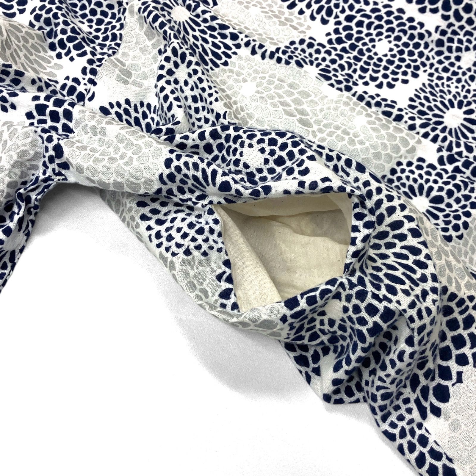 美品】日本製 SOU・SOU ソウソウ 知多木綿 文 大帷 菊づくし 清風 着布