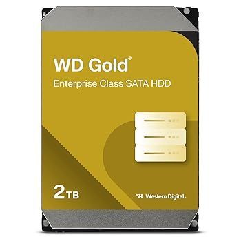 Western Digital HDD 2TB WD Gold エンタープライズ 3.5インチ 内蔵HDD WD2005FBYZ