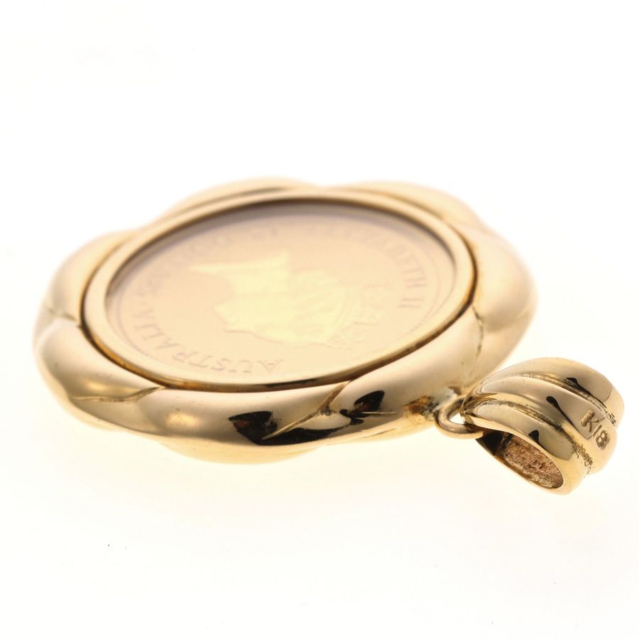 K24 / K18YG ペンダント オーストラリア カンガルー $15金貨 1995 1/10oz クリスタル 【中古】 商品番号 B-158534  【中古】 K24 K18 コインペンダント オーストラリア ナゲット カンガルー 25ドル 1/4オンス 1993年 ペンダントトップ 24 –  【公式】リサイクルキング ...