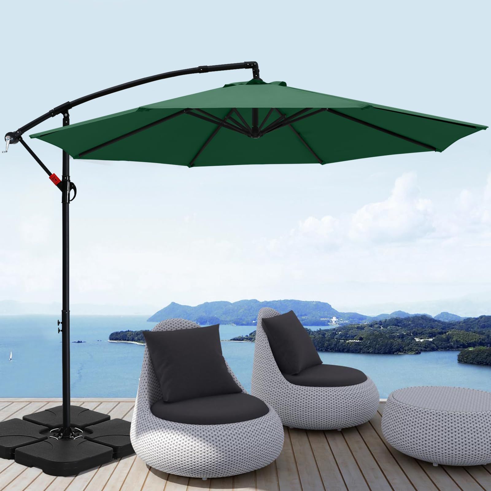 ガーデンパラソル パラソル 270cm 大型 チルト機能 角度調節 UVカット