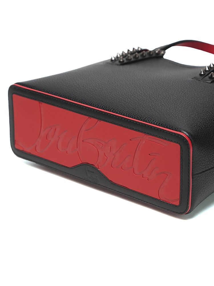 新品 国内正規品 Christian Louboutin スタッズ付きバッグ Loubi54 ブラック カーフレザー - Bags - Women - Christian