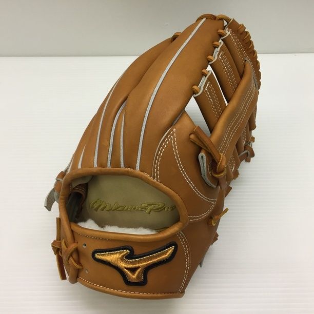 中古品 ミズノ MIZUNO ミズノプロ オーダー 硬式 外野手用グローブ Premium Selection 耕作印 1852